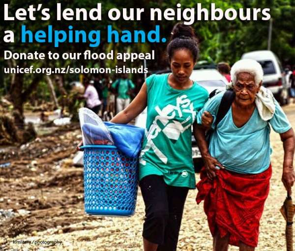 Solomon Islands Flood Appeal Unicef - alexfromdownunder